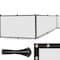 Sealtech Ultra Heavy Duty 200 GSM Privacy Fence White4X20 NonRecycled Polyethylene Cable Zip Ties ST-204-4X20 - alternate 1